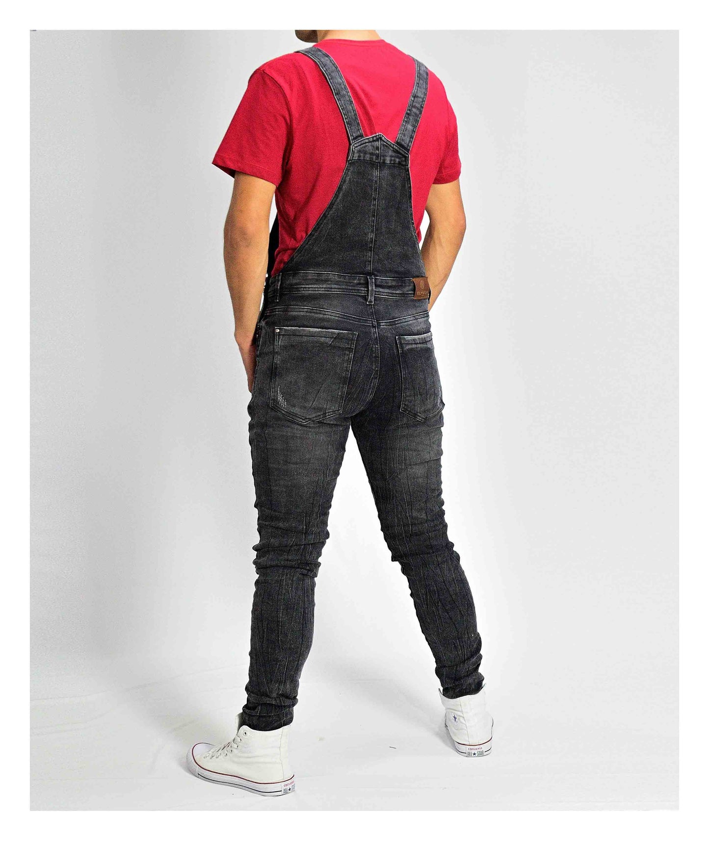 Overol Licrado en Jean - Gris