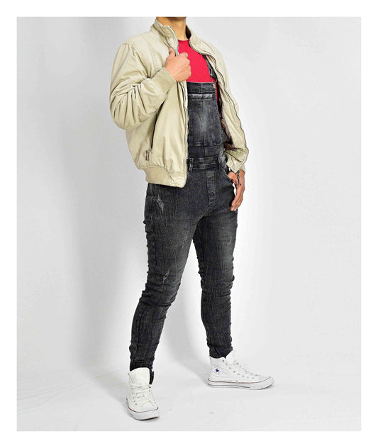 Overol Licrado en Jean - Gris