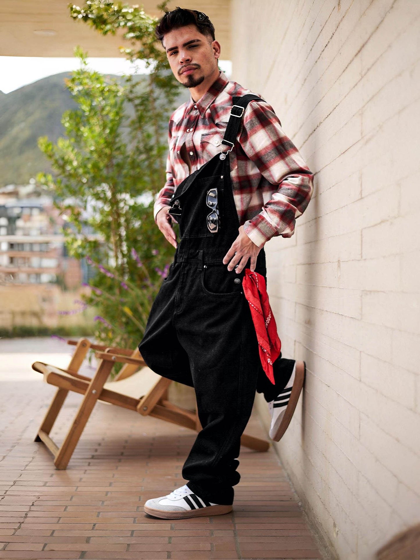 Overol Clásico Hombre Jean - Negro