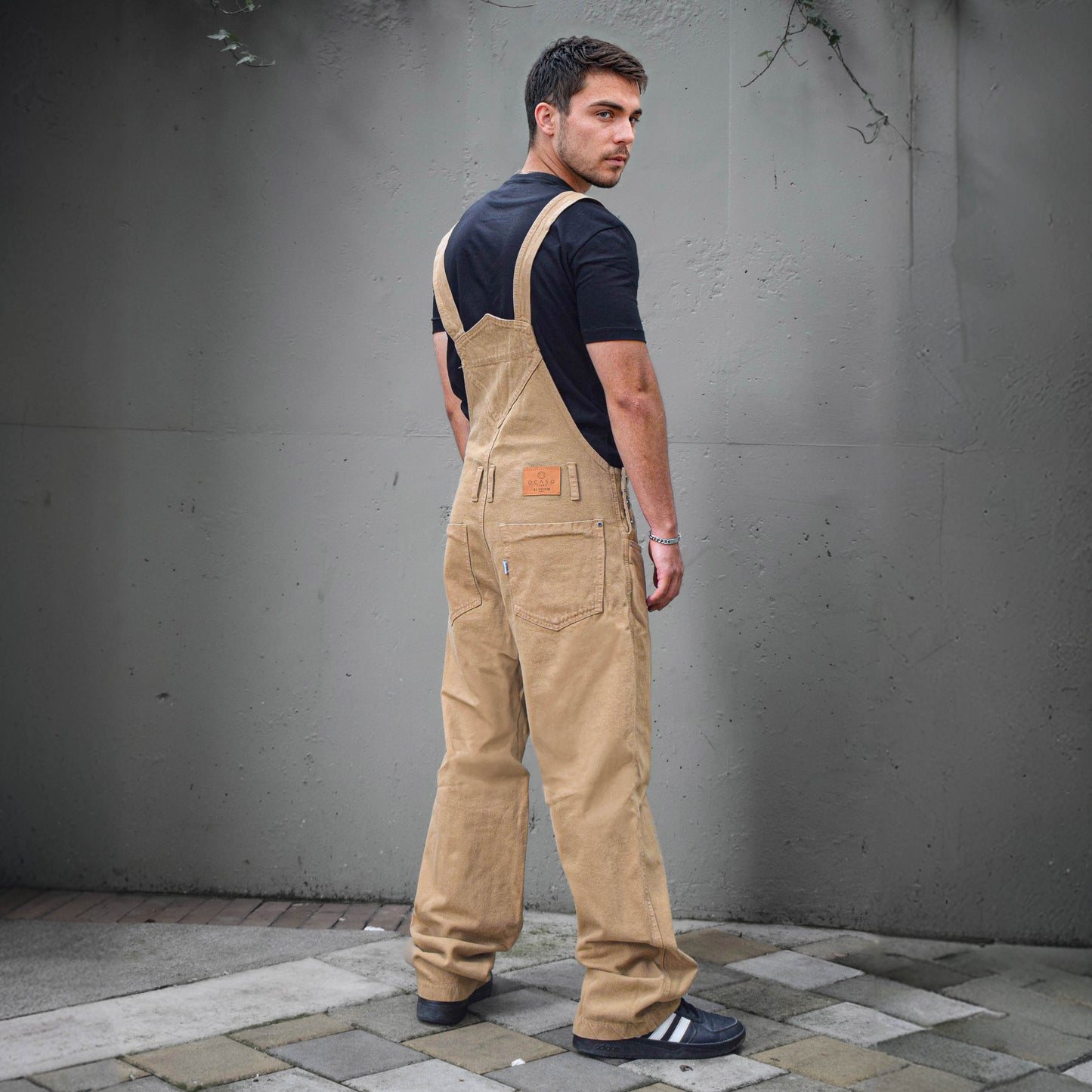 Overol Clásico Hombre en Jean - Beige II