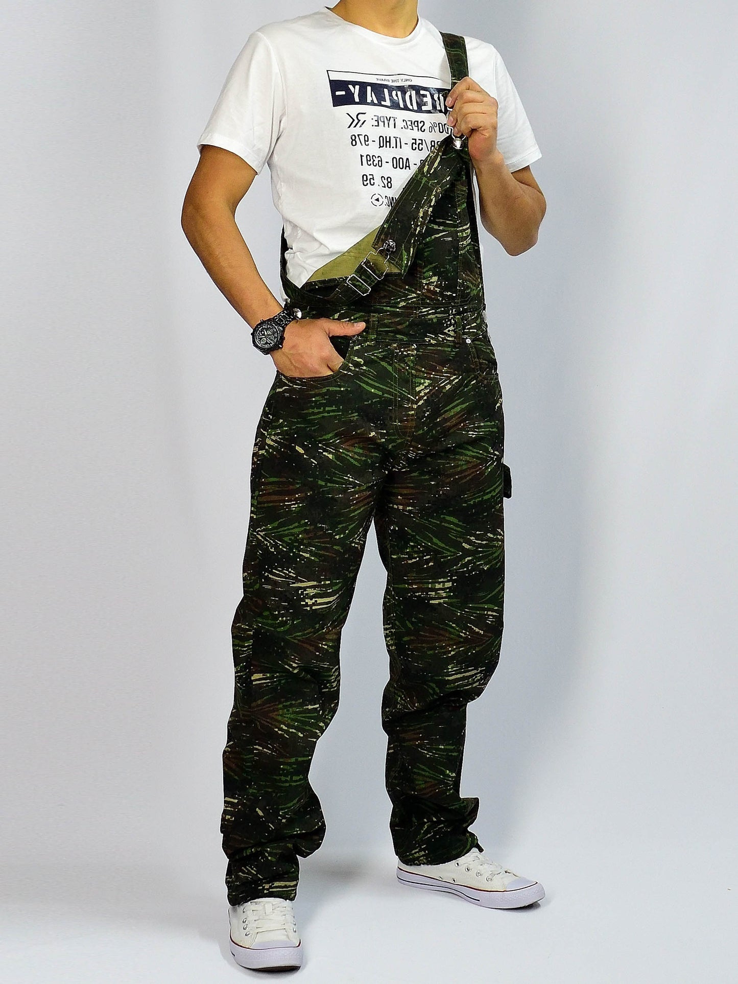 Overol Clásico en Dril- Militar Palmera