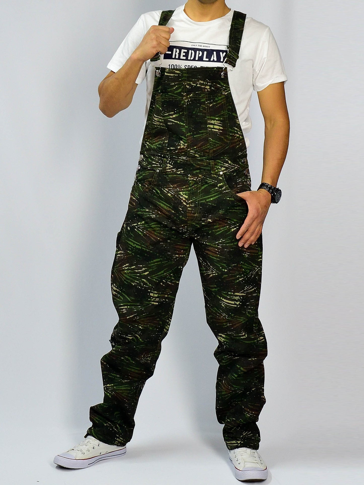 Overol Clásico en Dril- Militar Palmera