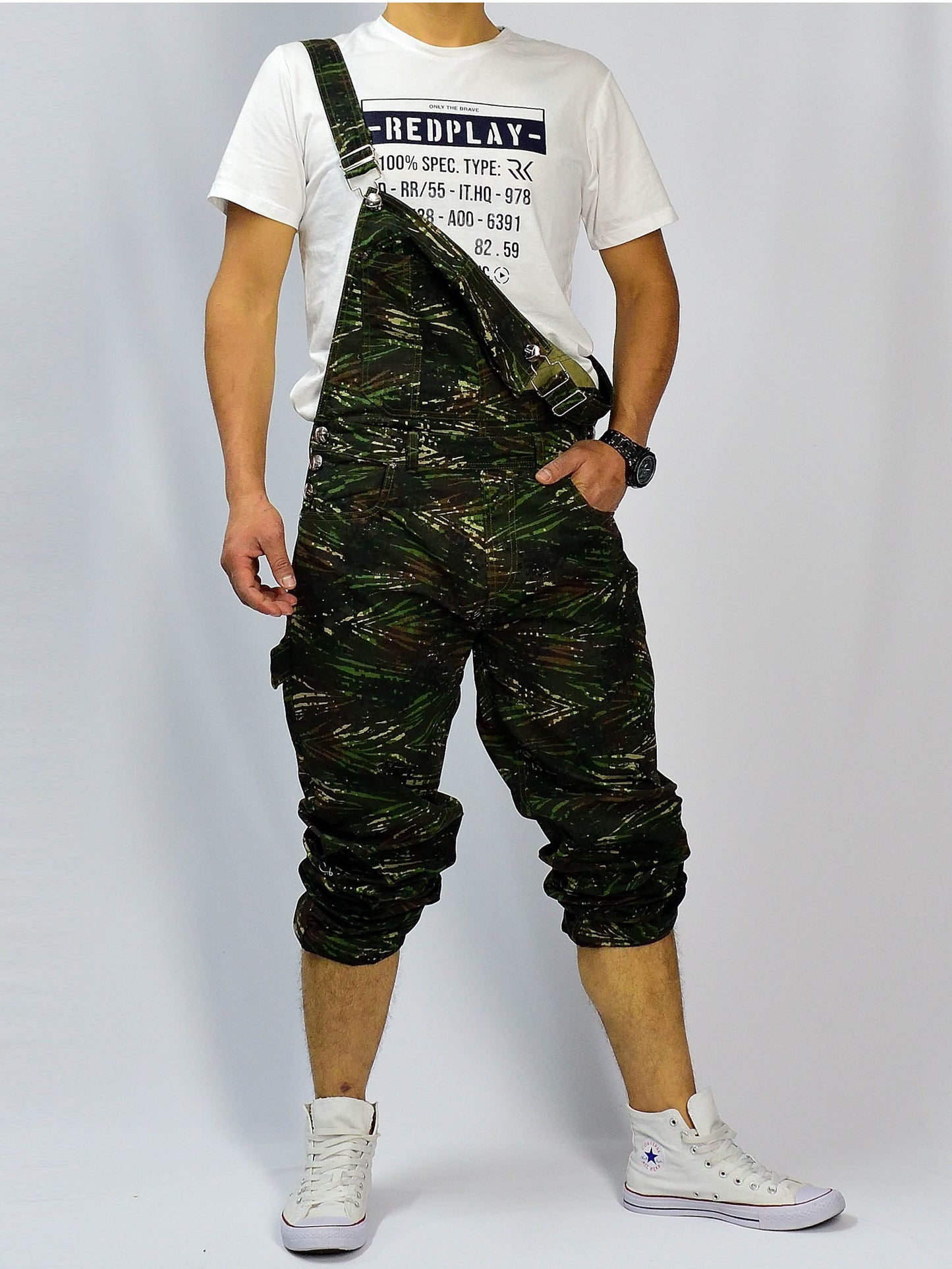 Overol Clásico en Dril- Militar Palmera