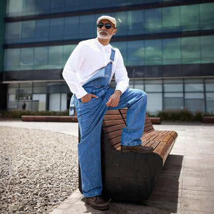 Overol Clásico Hombre Jean - Azul Medio II