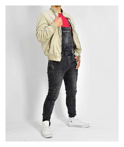 Overol Licrado en Jean - Gris