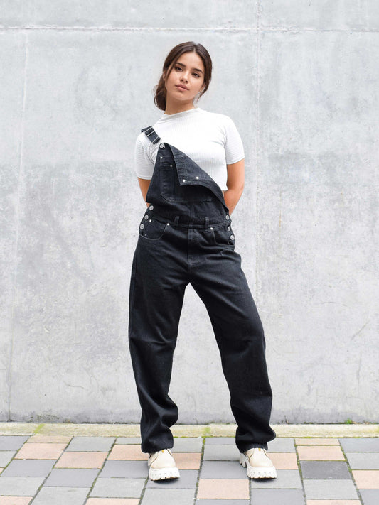 Overol Clasico Mujer en Jean - Negro