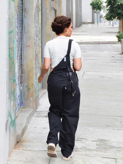 Overol Clasico Mujer en Jean - Negro