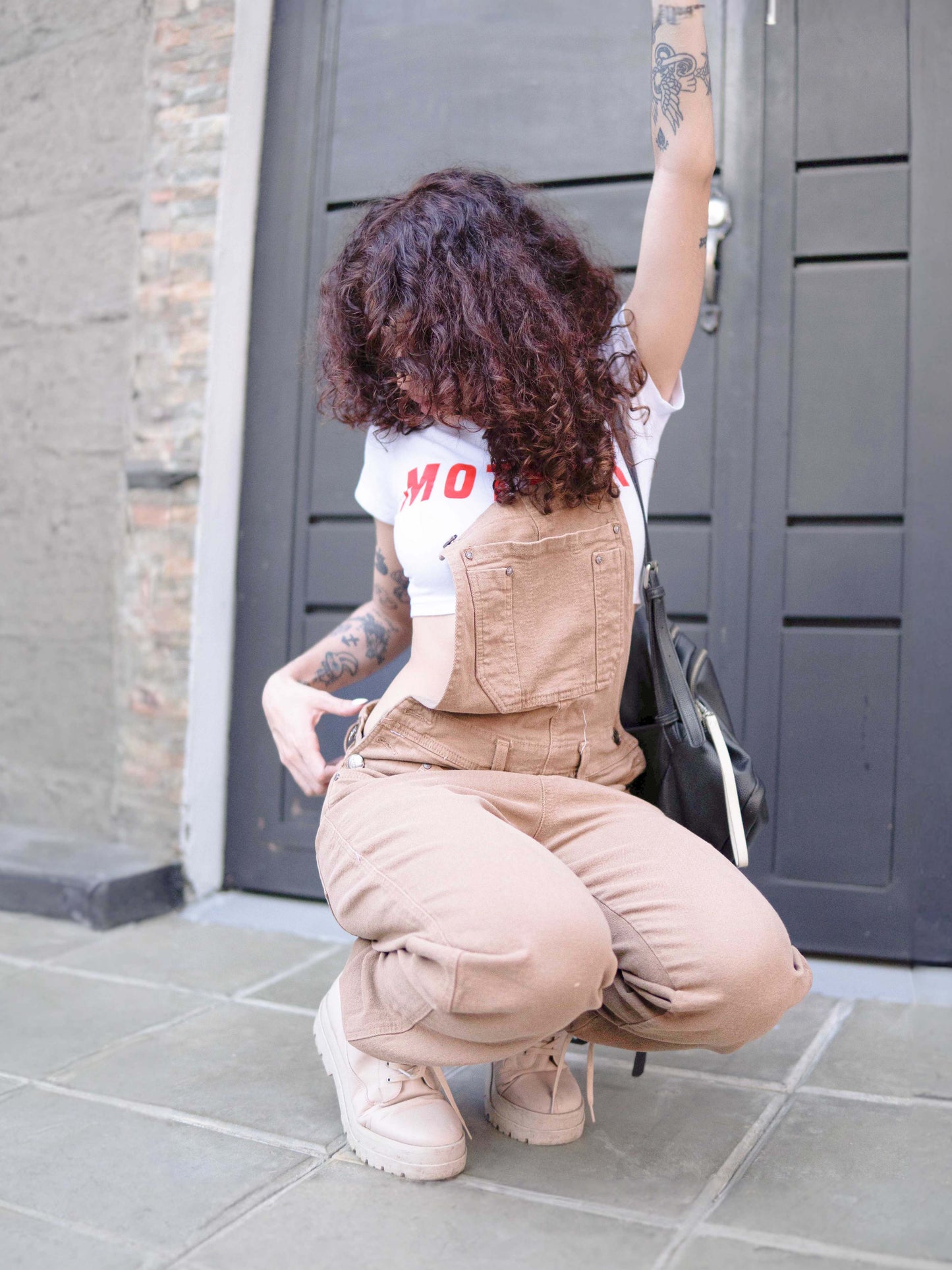 Overol Clásico Mujer en Jean - Beige