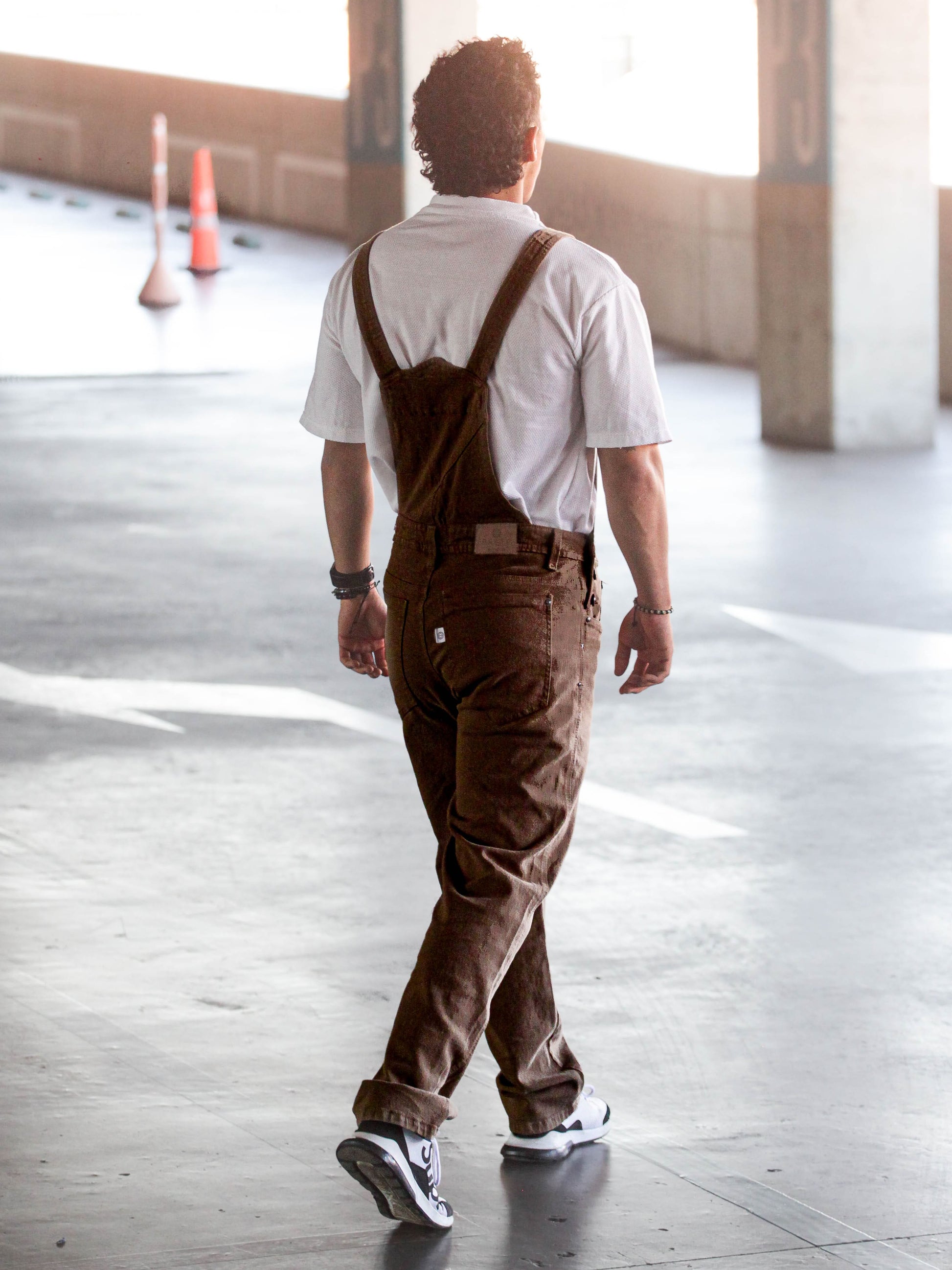 Pantalón Moda Overol Hombre Bermuda Jardineros De Jean Hombre