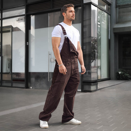 Overol Clásico Hombre en Jean - Café II