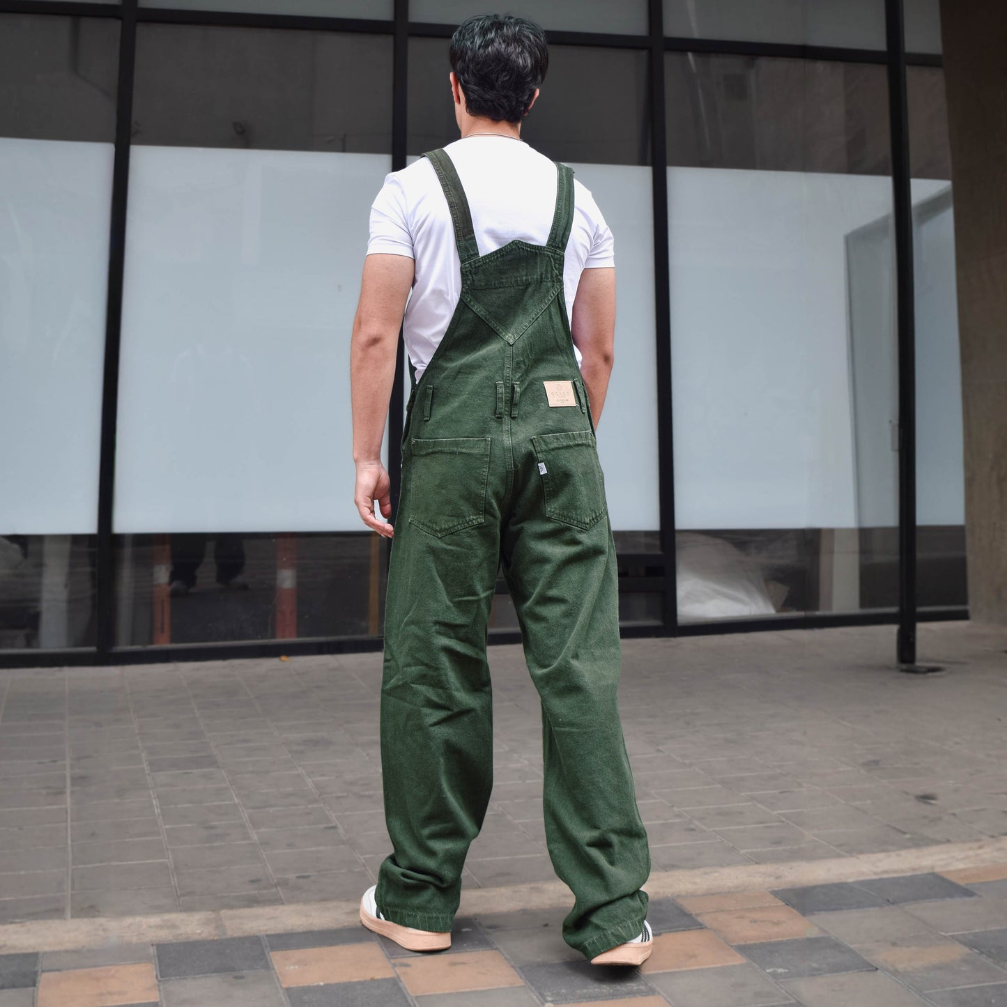 Overol Clásico Hombre en Jean - Verde II