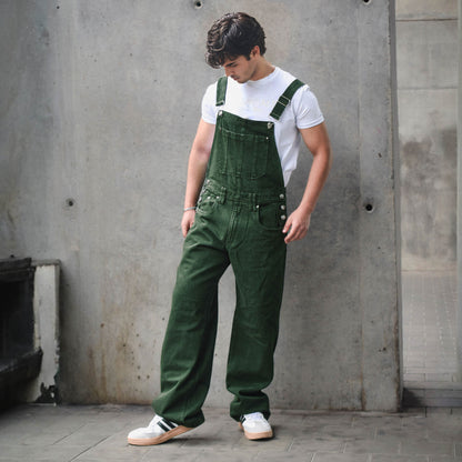 Overol Clásico Hombre en Jean - Verde II