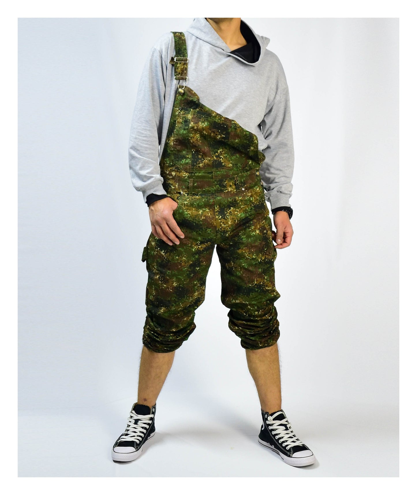 Overol Clasico en Jean - Militar Pixel