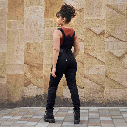 Overol Licrado Mujer en Jean - Negro