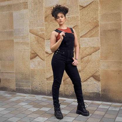 Overol Licrado Mujer en Jean - Negro