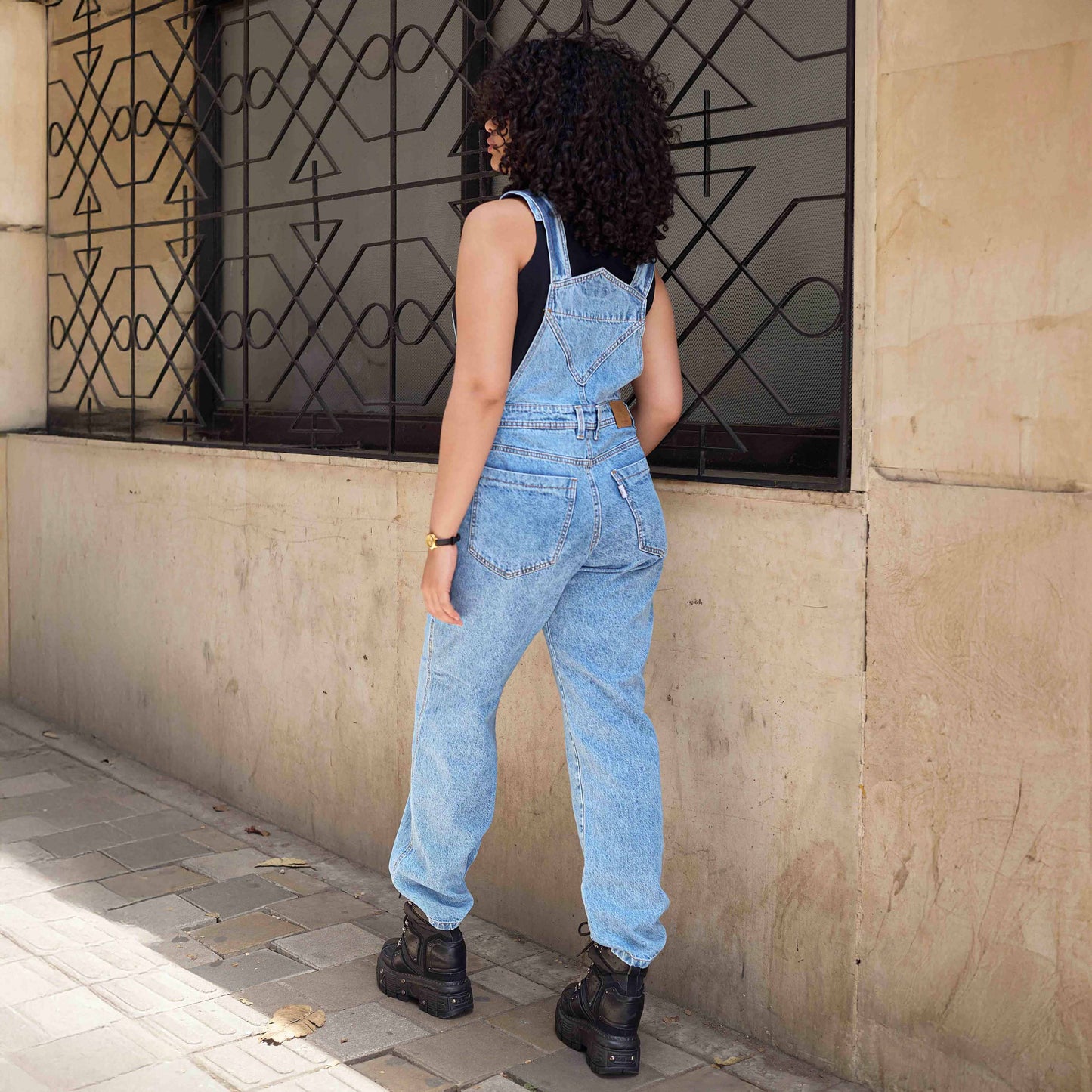 Overol Clásico Mujer en Jean - Azul Frost