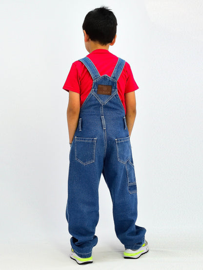 Overol Niño Clásico Hop en Jean - Azul Medio